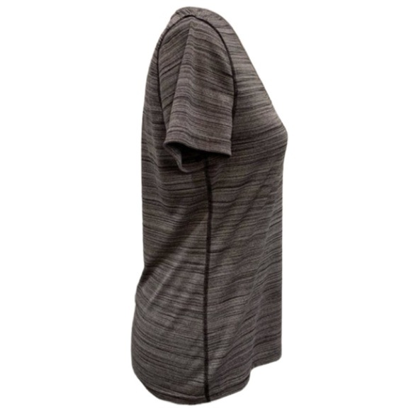 Adidas ClimaLite V-neck Ultimate Short Sleeve Workout Shirt Gray Size Small - Picture 6 of 7